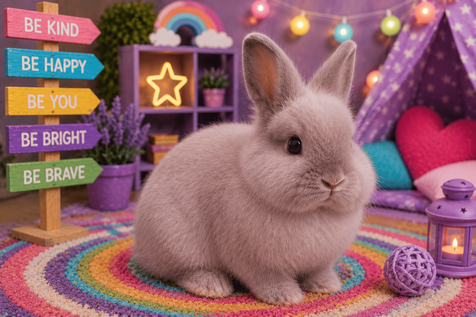 Lilac rabbit breed